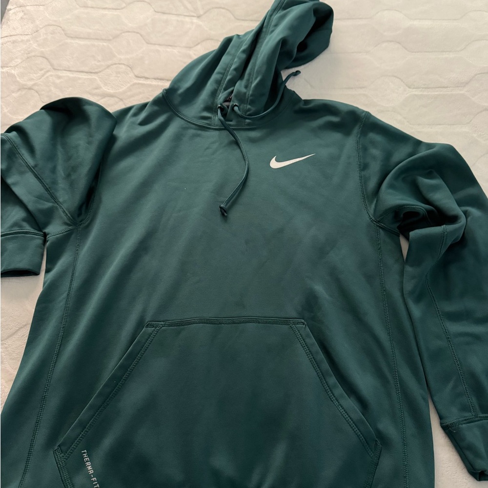 Nike Teal Therma-Fit Hoodie with White Swoosh